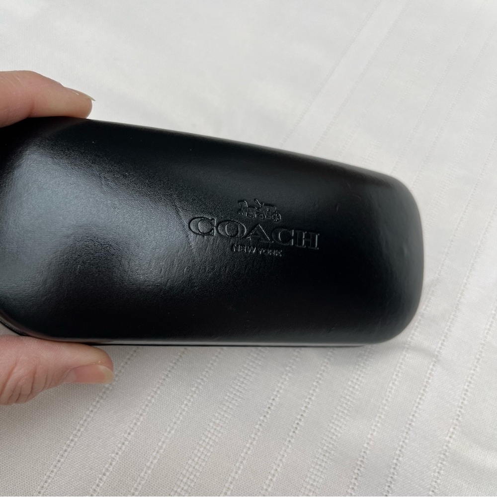 Black Coach Sunglasses Case Clamshell Hard Case - Picture 5 of 11